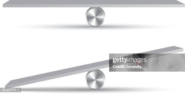 seesaw - seesaw stock illustrations