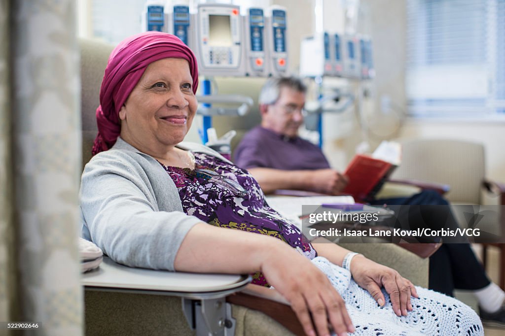 Patients in infusion room