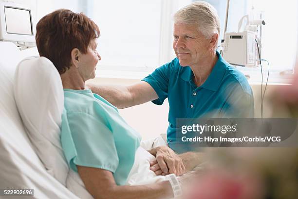 Patient Man 85 Man In Hospital Bed Side View Stock Photos, High-Res Pictures, and ...