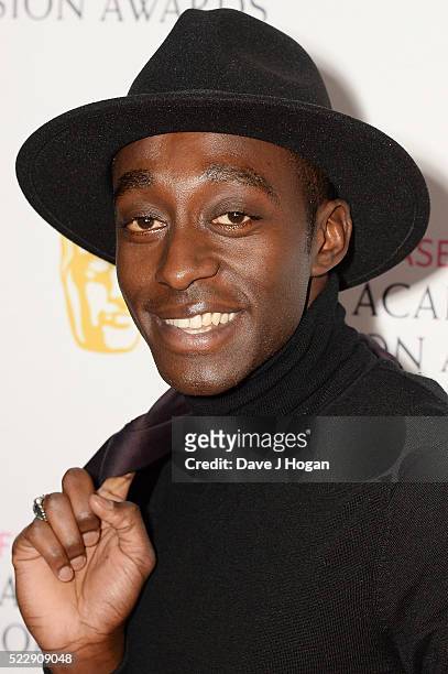 Ivanno Jeremiah attends the House of Fraser British Academy Television and Craft Nominees Party at The Mondrian Hotel on April 21, 2016 in London,...