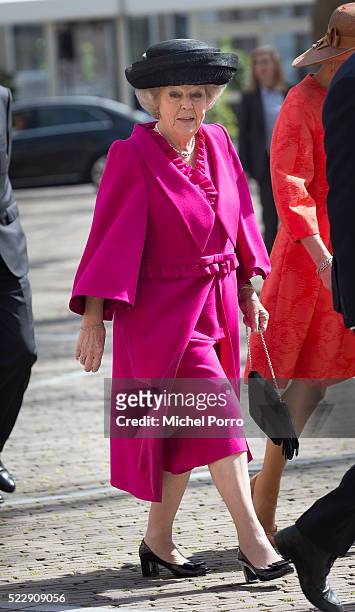 Princess Beatrix of The Netherlands arrives to attend the Four Freedoms Awards on April 21, 2016 in Middelburg Netherlands.