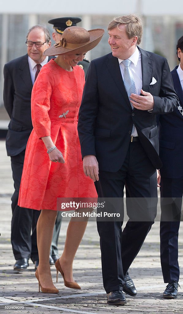 King Willem-Alexander and Queen Maxima Of The Netherlands Attend Four Freedoms Awards