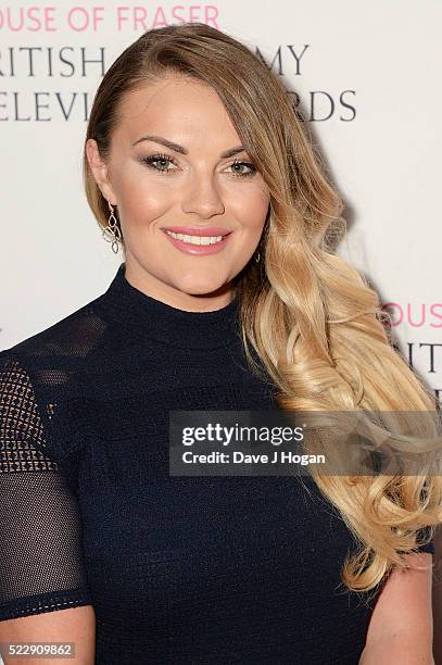 Chanel Cresswell attends the House of Fraser British Academy Television and Craft Nominees Party at The Mondrian Hotel on April 21, 2016 in London,...