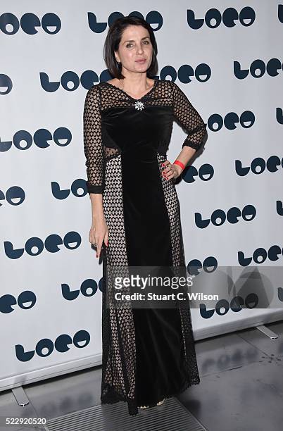 Sadie Frost attends a Photocall for the UK Film Premiere "Set The Thames On Fire" at BFI Southbank on April 21, 2016 in London, England.