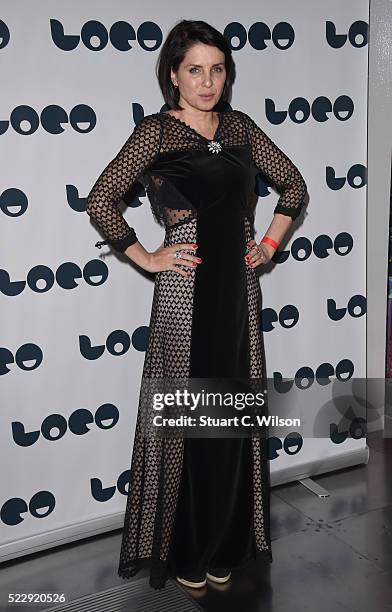 Sadie Frost attends a Photocall for the UK Film Premiere "Set The Thames On Fire" at BFI Southbank on April 21, 2016 in London, England.