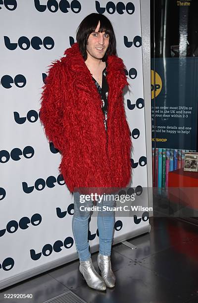 Noel Fielding attends a Photocall for the UK Film Premiere "Set The Thames On Fire" at BFI Southbank on April 21, 2016 in London, England.