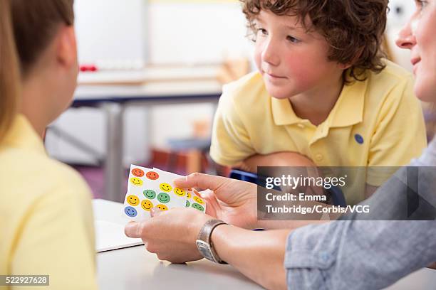 Giving Sticker Visual 251 Teacher Stickers Stock Photos, High-Res Pictures, and Images ...