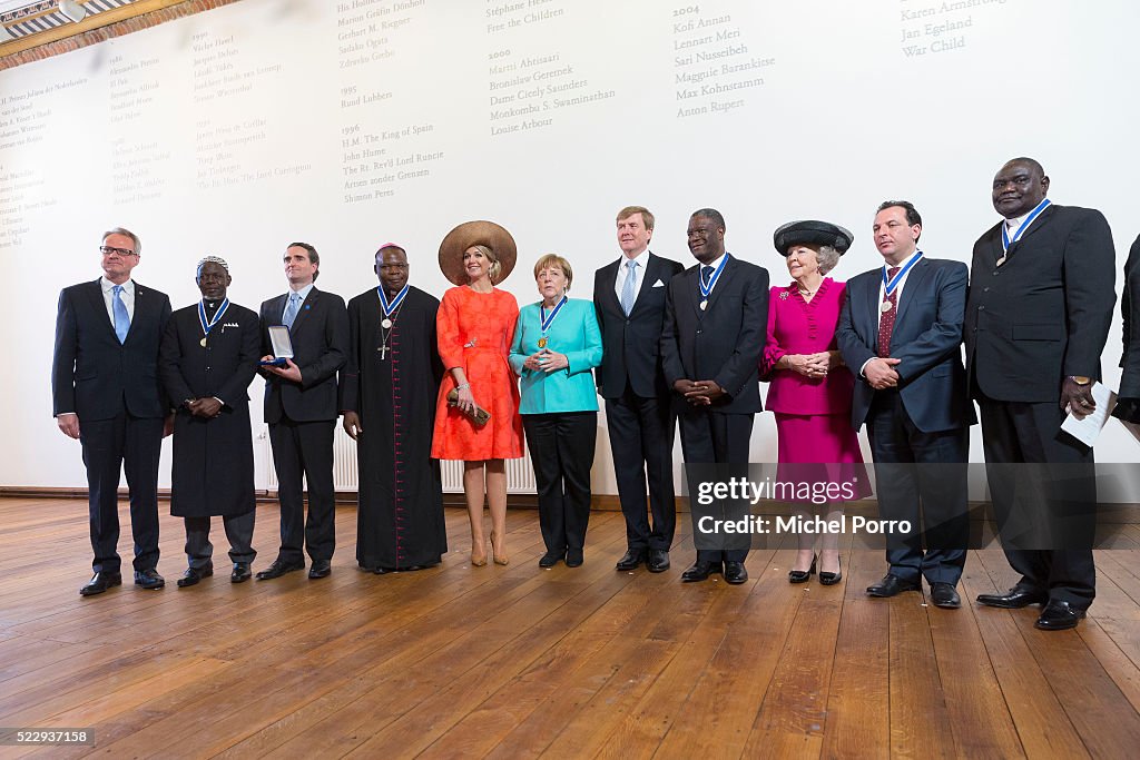 King Willem-Alexander and Queen Maxima Of The Netherlands Attend Four Freedoms Awards