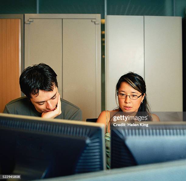 businesspeople working together - archival office stock pictures, royalty-free photos & images