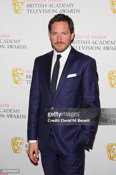 Bertie Carvel attends the House of Fraser British Academy Television and Craft nominees party at Mondrian London on April 21, 2016 in London, England.