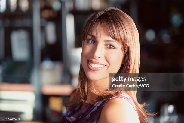 smiling young woman - adult glamour stock pictures, royalty-free photos & images