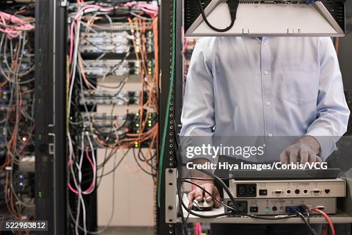 Man Room Computer Man Working In Computer Room High-Res Stock Photo - Getty Images