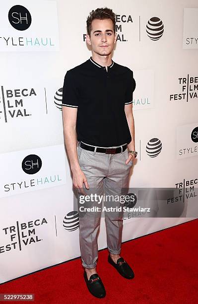 Actor Nicholas Grava attends Tribeca Digital Creators Market Screening: Relationship Status on April 22, 2016 in New York City.