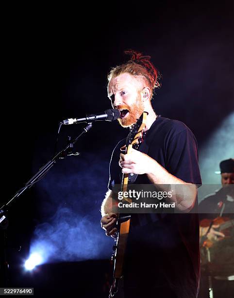 Newton Faulkner performs at Portsmouth Pyramids on April 21, 2016 in Portsmouth, England.