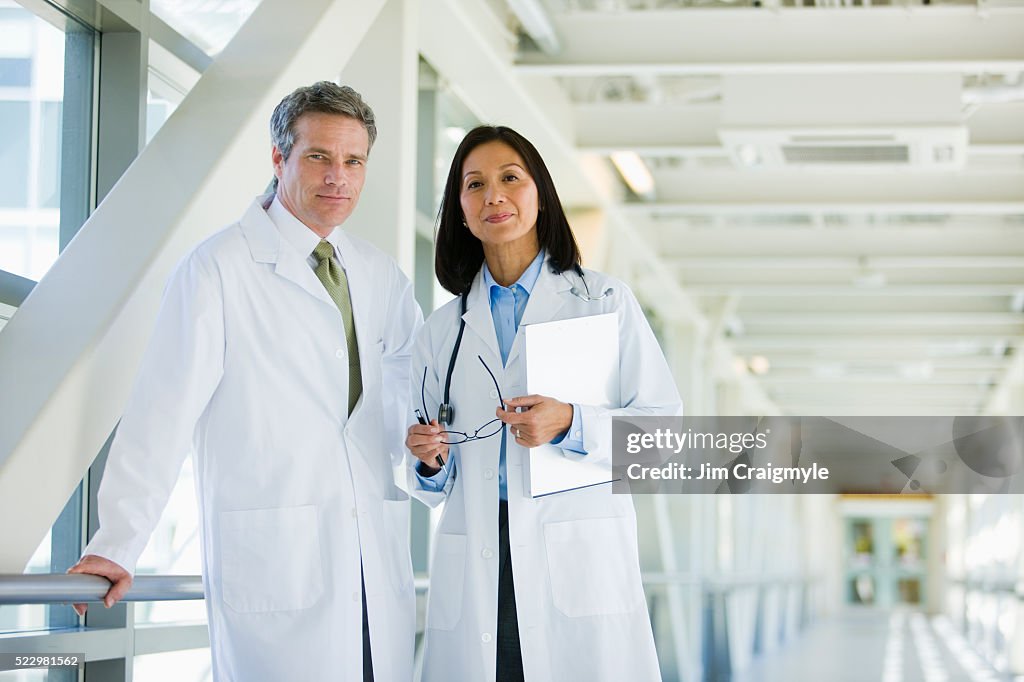 Two Physicians Portrait Of Two Doctors High-Res Stock Photo - Getty Images