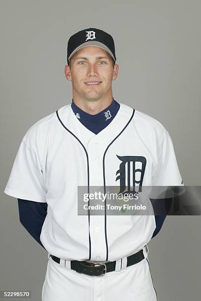 Mike Maroth of the Detroit Tigers poses for a portrait during photo day at Marchant Stadium on February, 27 2005 in Lakeland, Florida.