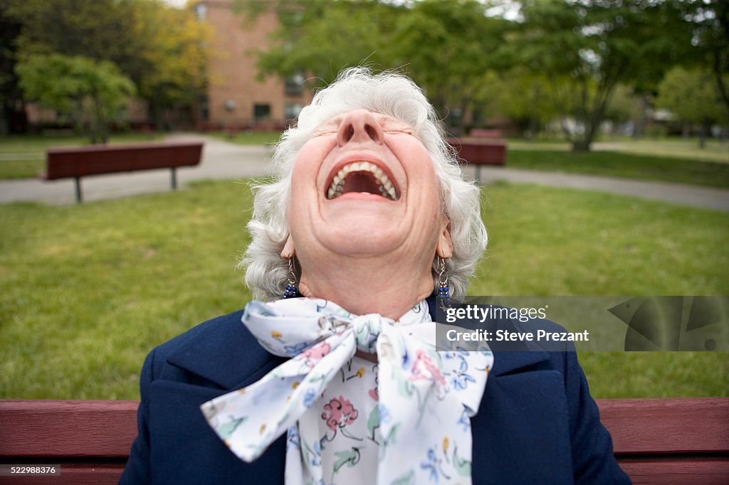 Senior Woman Laughing