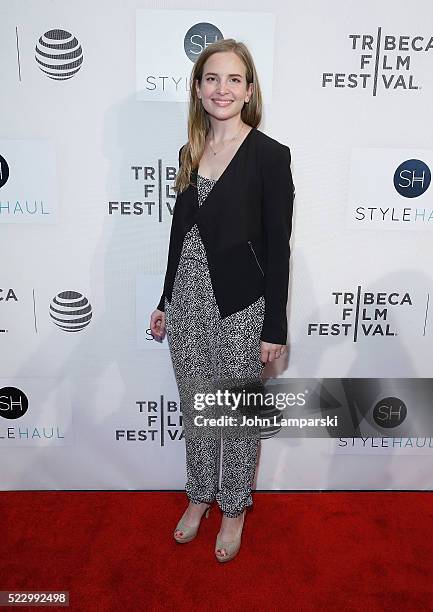 Celine Geiger attends Tribeca Digital Creators Market Special Screening of "Relationship Status" during 2016 Tribeca Film Festival at Spring Studios...