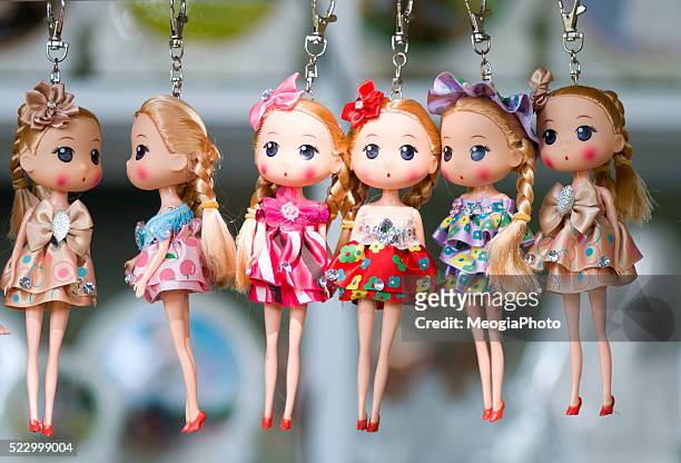 dolls are sold in a shop - vietnam girls for sale stock pictures, royalty-free photos & images