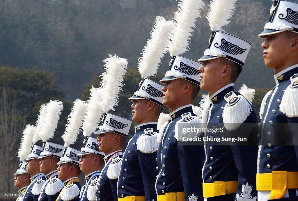 South Korean Air Force Cadets Celebrate Graduation