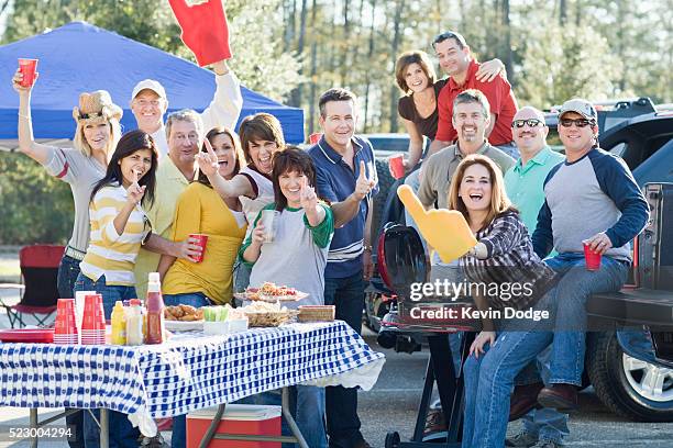 tailgate party - tailgate party stock pictures, royalty-free photos & images