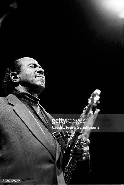 Benny Golson, tenor saxophone, performs at the BIM huis on October 9th 1997 in Amsterdam, the Netherlands.