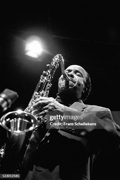 Benny Golson, tenor saxophone, performs at the BIM huis on October 9th 1997 in Amsterdam, the Netherlands.