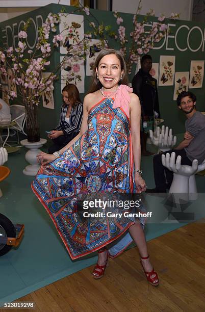 Fashion designer Marisol Deluna attends Housing Works Design On A Dime Opening Night Reception at Metropolitan Pavilion on April 21, 2016 in New York...