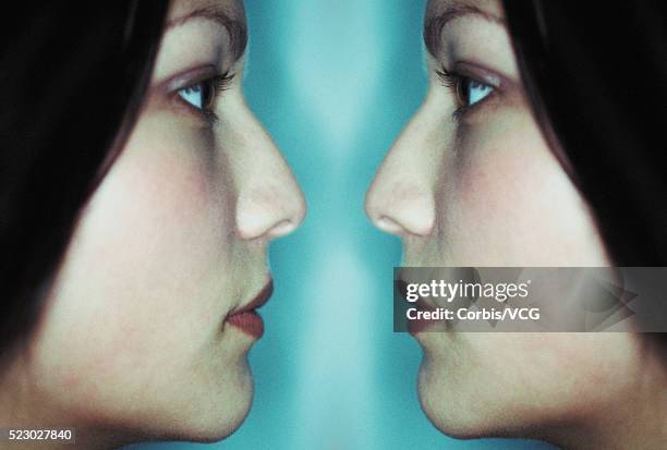 Two Normal Faces 669 Two Profile Faces Stock Photos, High-Res Pictures, and Images ...