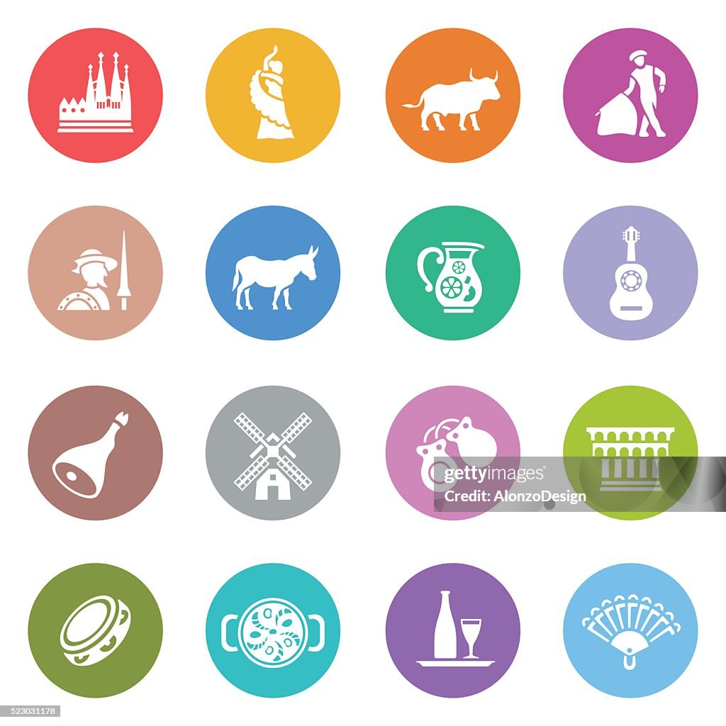 Spain Icon Set
