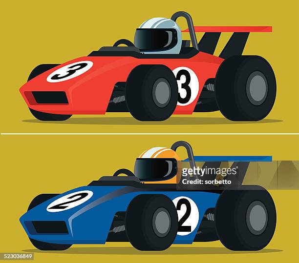 ilustrações de stock, clip art, desenhos animados e ícones de carro de corrida - racing car