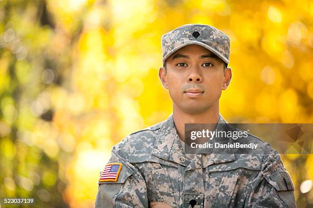 american soldier - army soldier portrait stock pictures, royalty-free photos & images