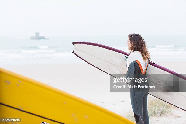 soul surfers - jersey channel islands stock pictures, royalty-free photos & images