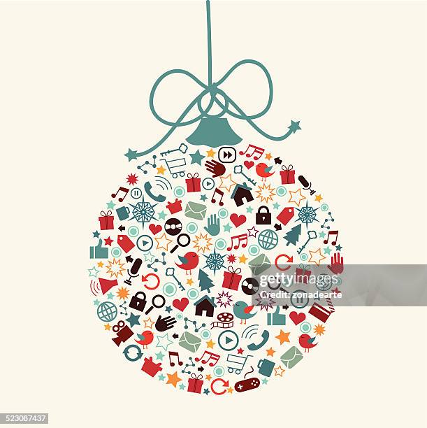 social media-weihnachten - global fashion collective stock-grafiken, -clipart, -cartoons und -symbole