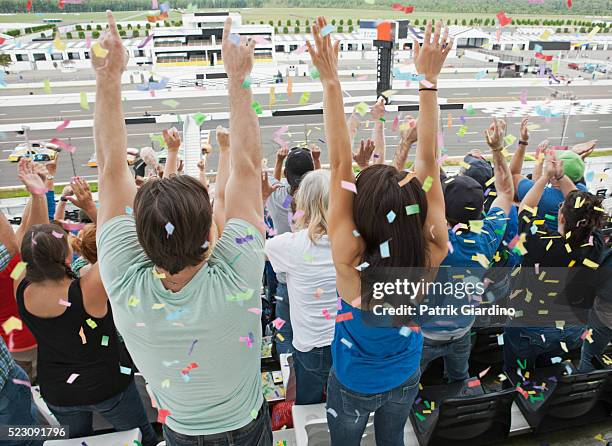 76 Crowd Cheering From Behind Sport Stock Photos, High-Res Pictures ...