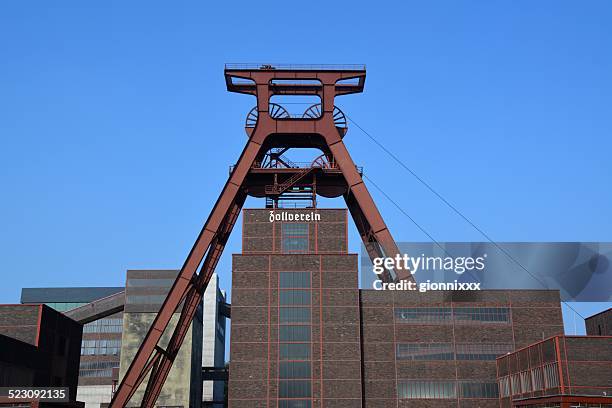 complexo industrial da mina de carvão de zollverein, essen alemanha - essen germany imagens e fotografias de stock