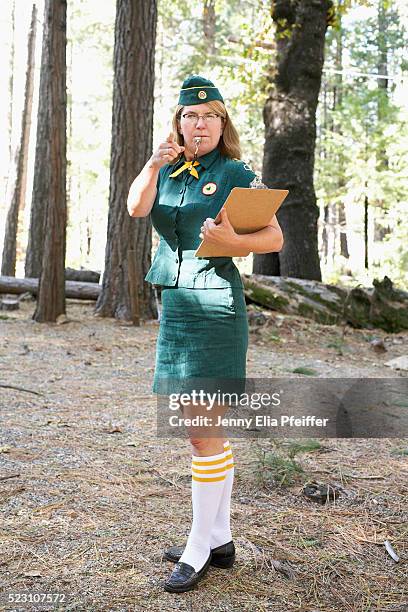 troop leader - girl guide association stock pictures, royalty-free photos & images