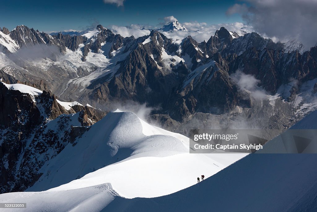 The road to Mont Blanc