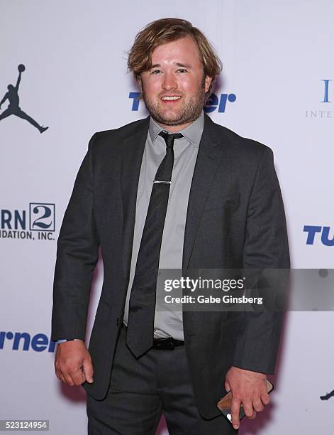 Actor Haley Joel Osment attends the Derek Jeter Celebrity Invitational gala at the Aria Resort & Casino on April 21, 2016 in Las Vegas, Nevada.