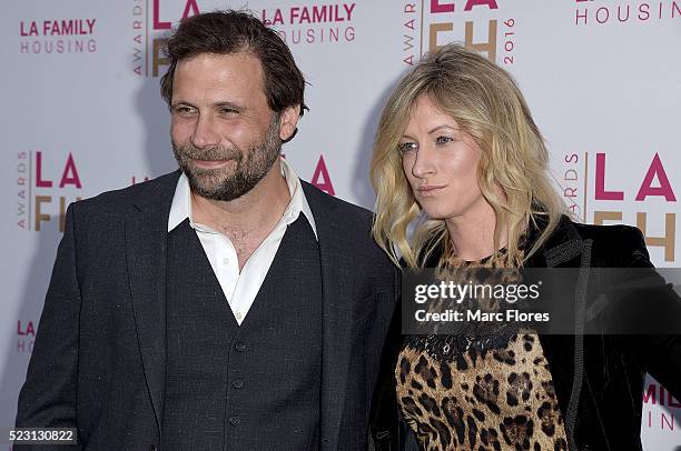 Jeremy Sisto and Addie Lane arrive at LA Family Housing's Annual Awards 2016 at The Lot on April 21, 2016 in West Hollywood, California.