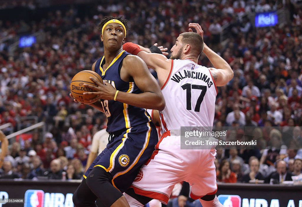 Indiana Pacers v Toronto Raptors - Game One