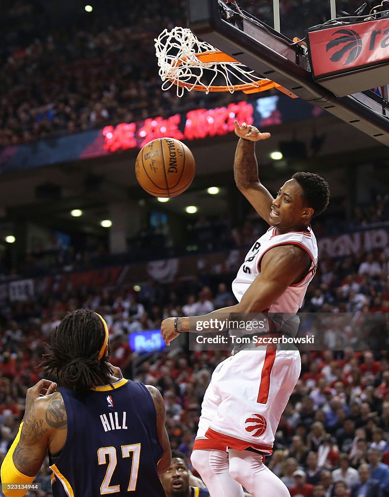 Indiana Pacers v Toronto Raptors - Game One