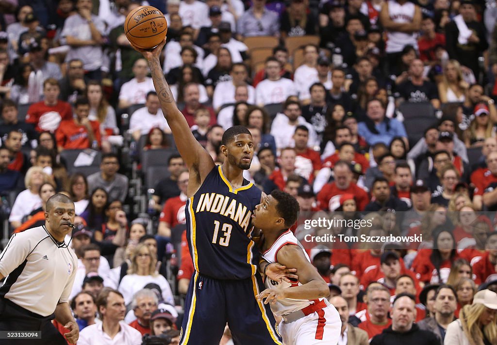 Indiana Pacers v Toronto Raptors - Game One