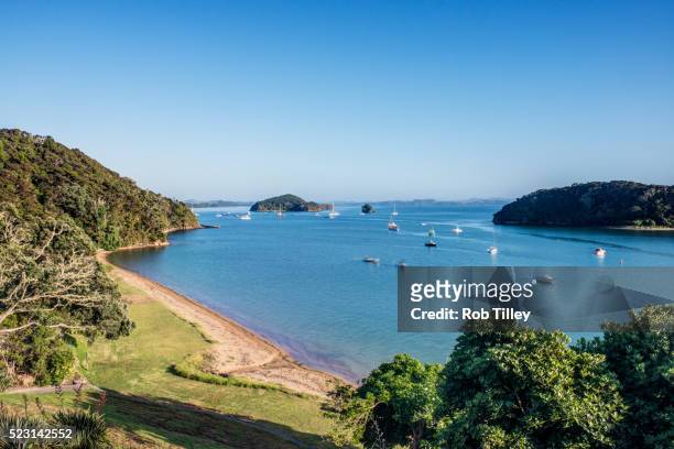 bay of islands - bay of islands stock pictures, royalty-free photos & images