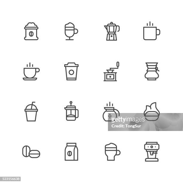 ilustraciones, imágenes clip art, dibujos animados e iconos de stock de iconos de café - whipped cream