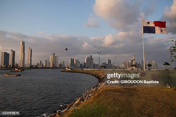 The view of Panama Town is photographed for Paris Match on april 08, 2016.