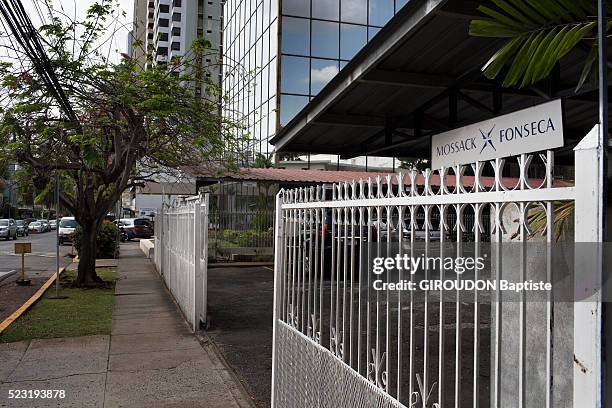 The headquarters of Mossack Fonseca, in the business district of the Panaman capital is photographed for Paris Match on april 07, 2016.