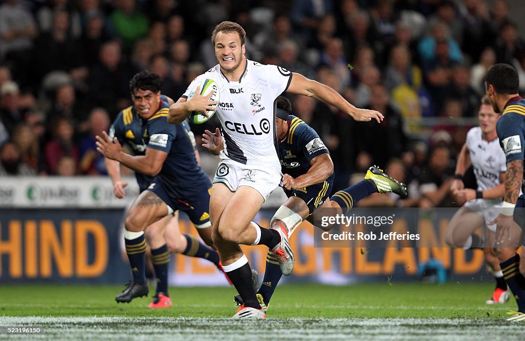 Super Rugby Rd 9 - Highlanders v Sharks