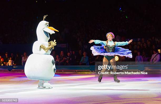 Disney on Ice: Olaf and Anna. The show celebrates 100 hundred years of magic. The famous Disney characters and stories are brought to life with the...