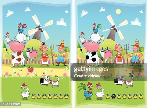 Custom Differences Image Spot The Differences High-Res Vector Graphic - Getty Images